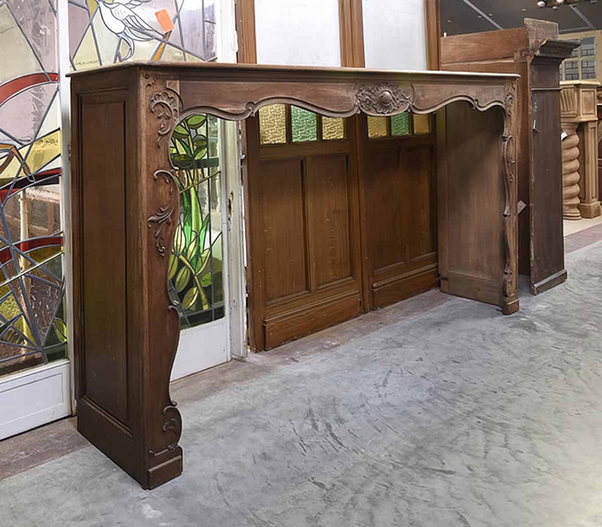 Antieke-eiken-Louis-XV-voorzetschouw