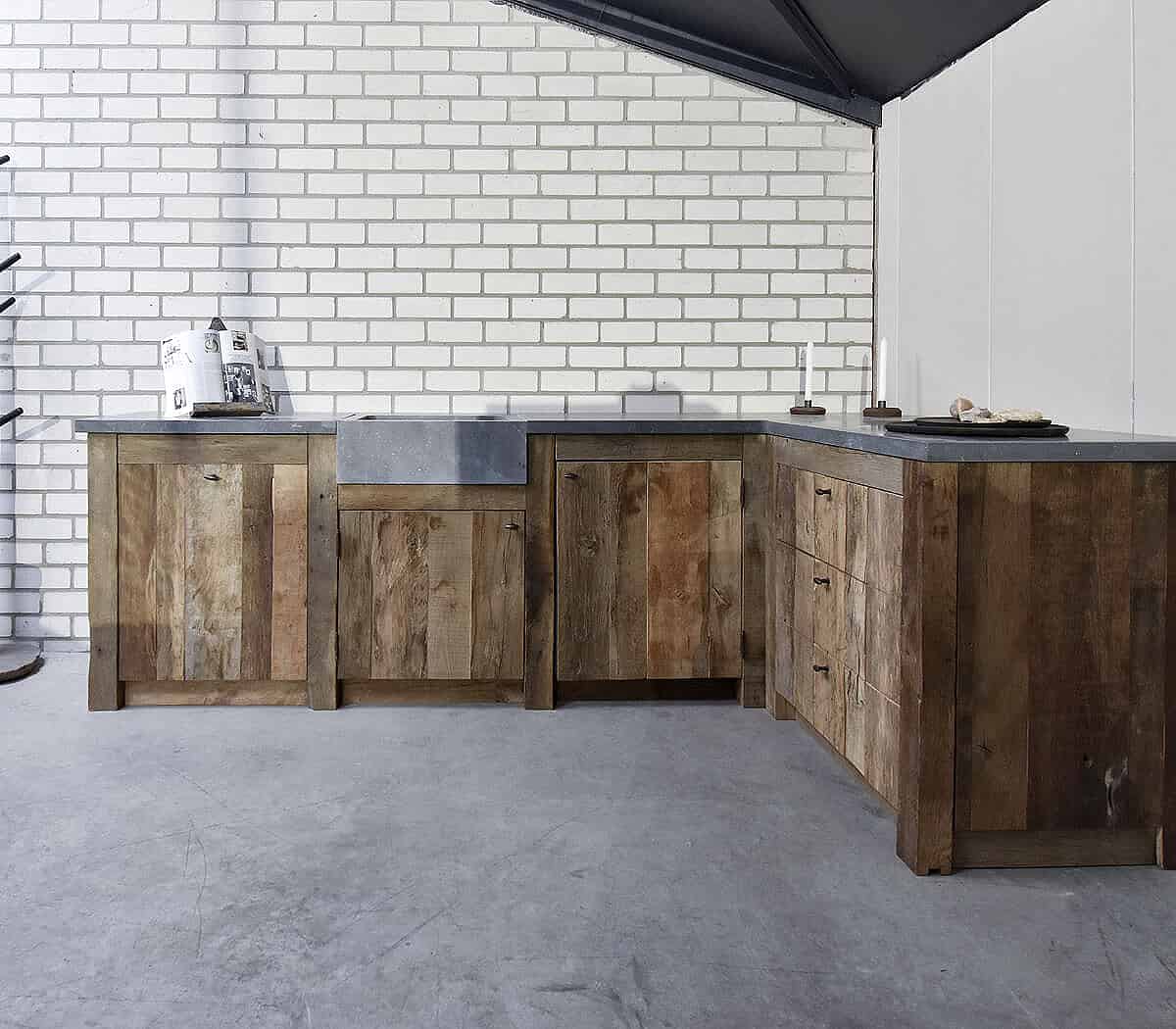 eiken-houten-hoekkeuken