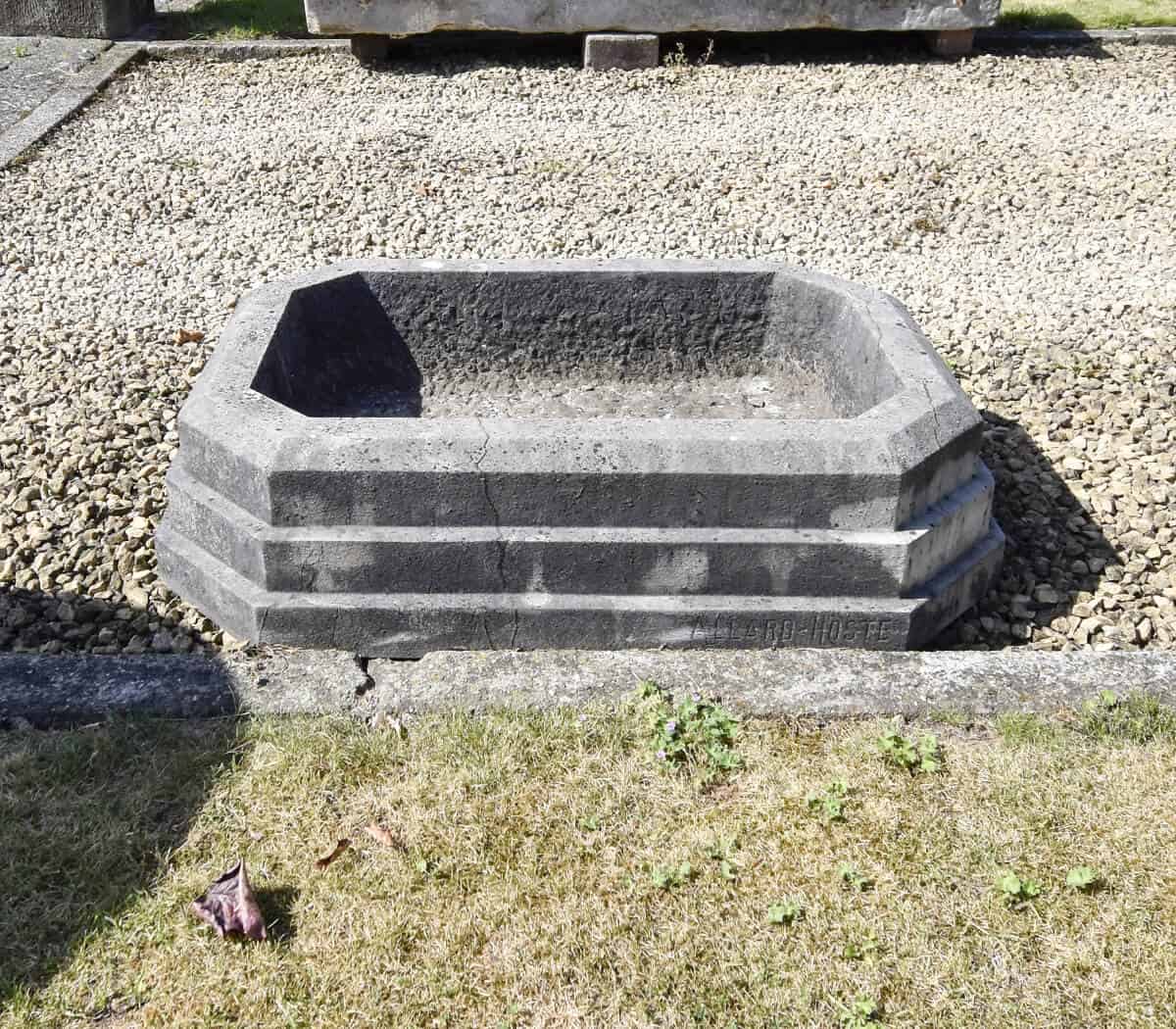 hardstenen planten bak