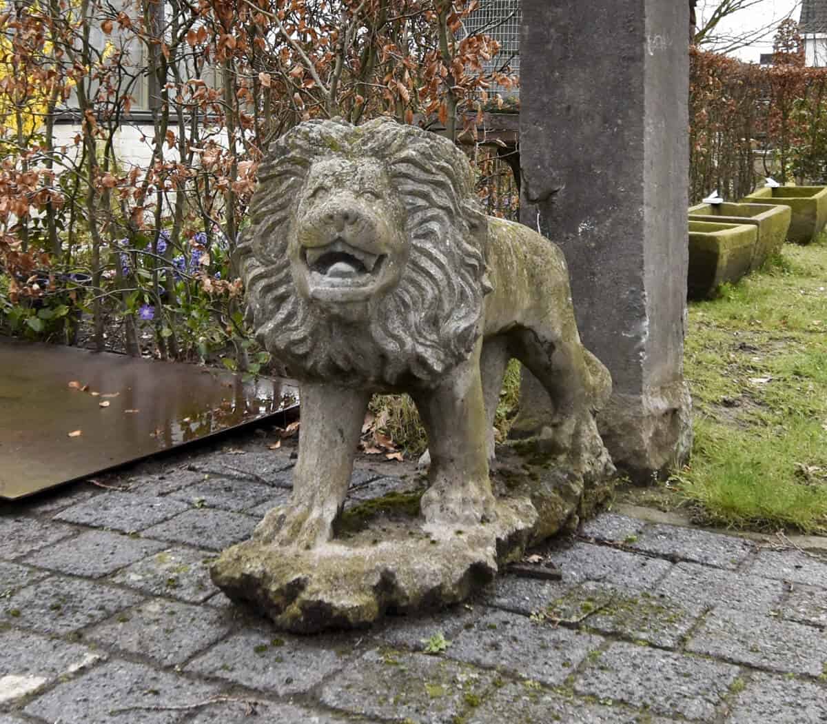 Set-van-twee-stenen-leeuwen