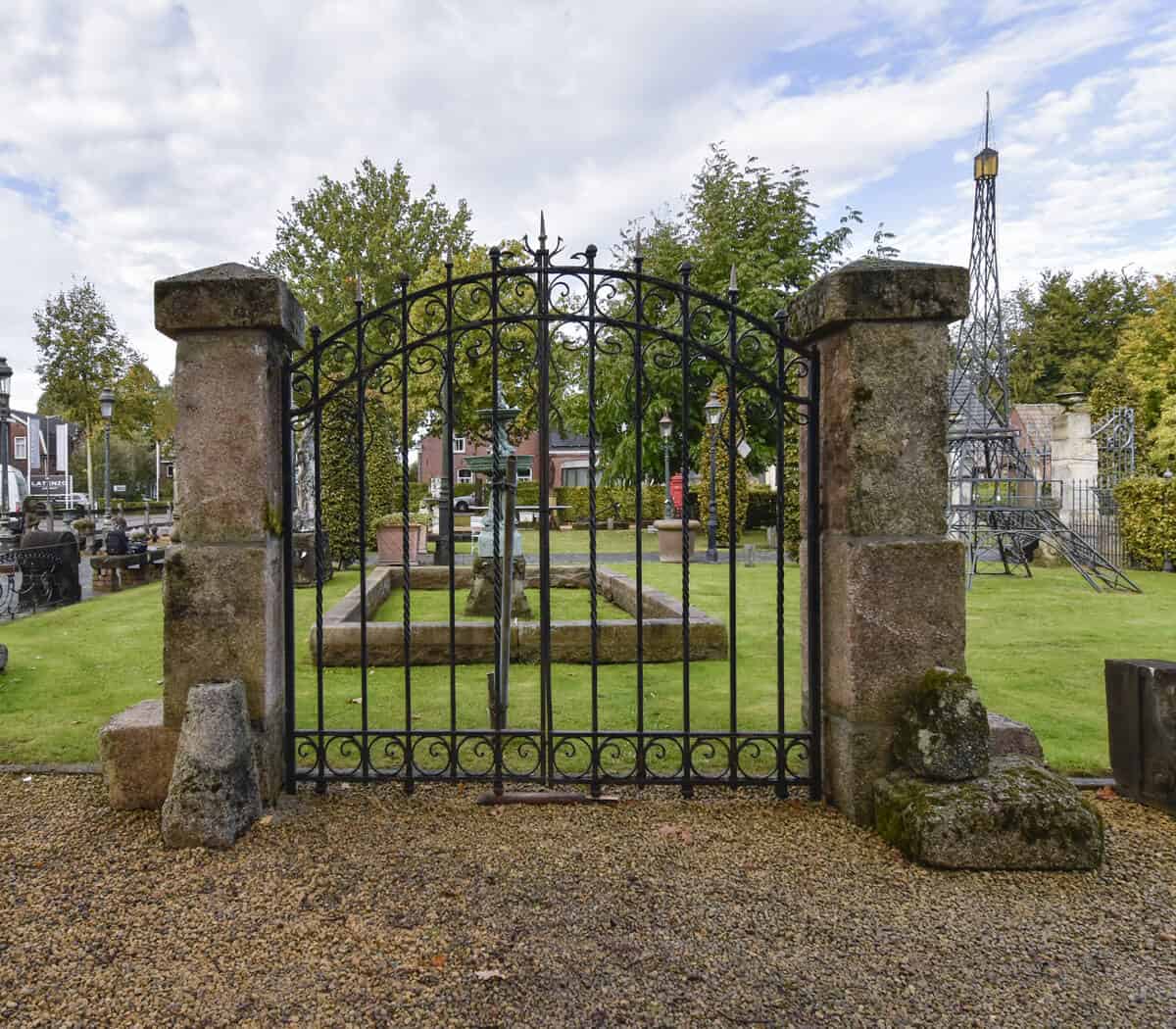 Granieten-poortpalen