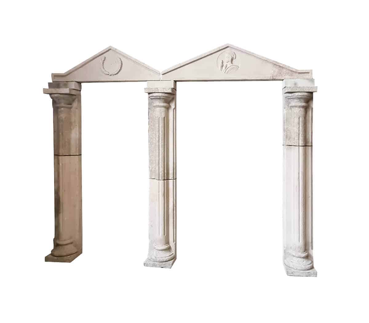 Zandstenen-dubbele-Portiek