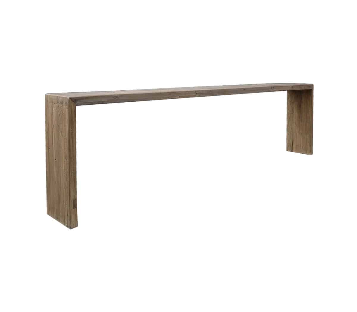 Houten-wandtafel