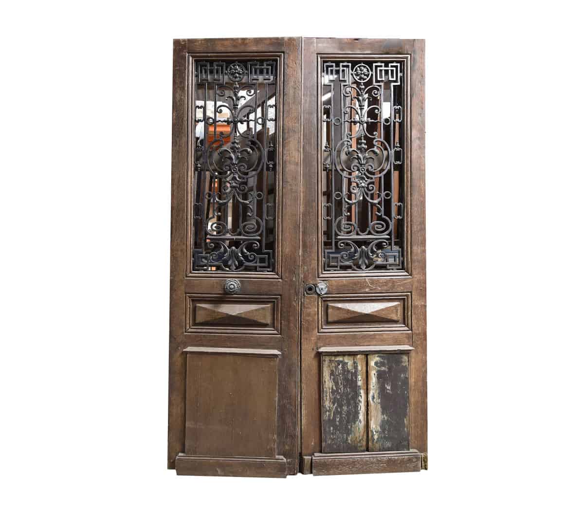 Dubbele-eiken-voordeur-met-deurrooster