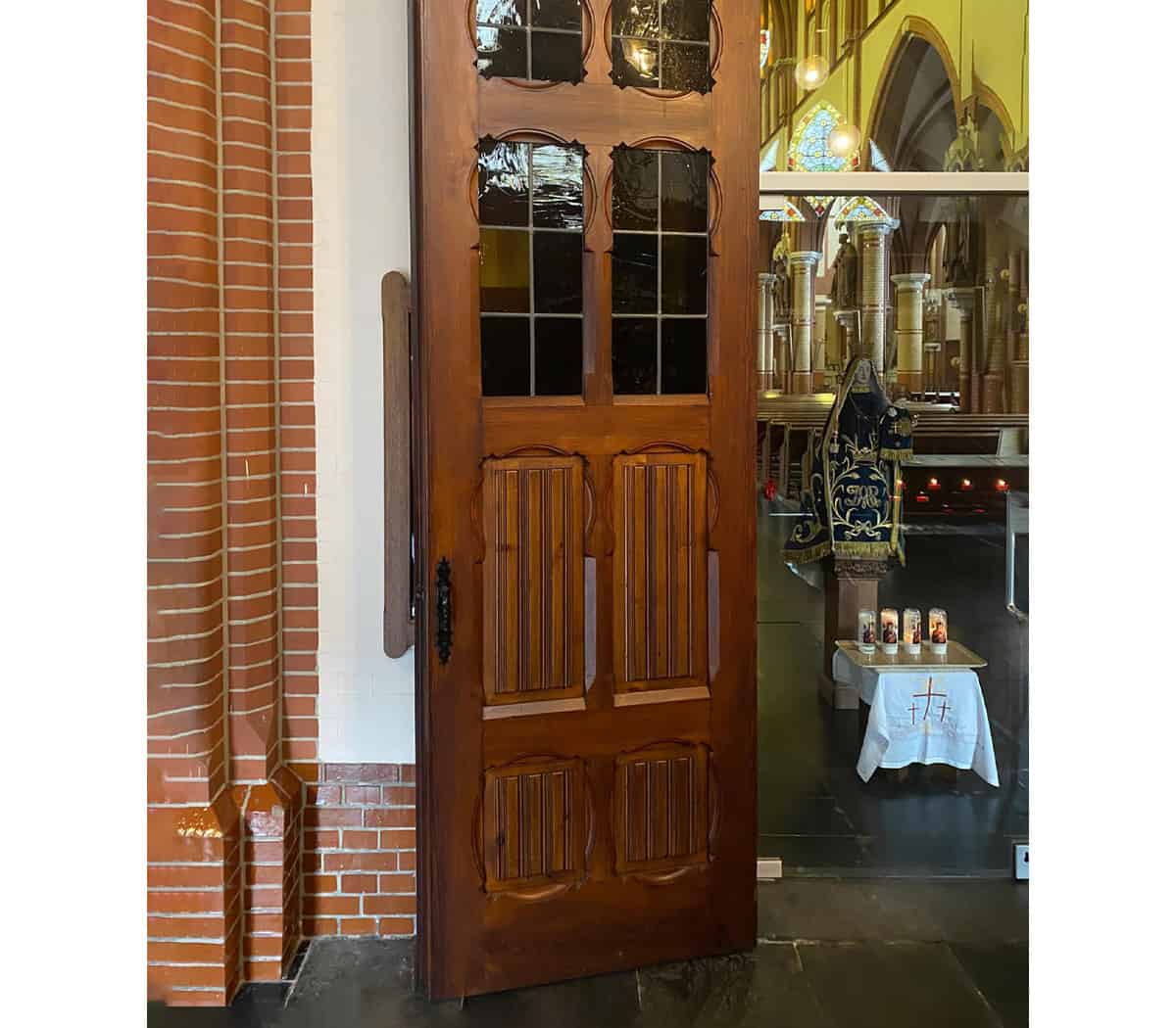 Eiken-dubbele-deuren