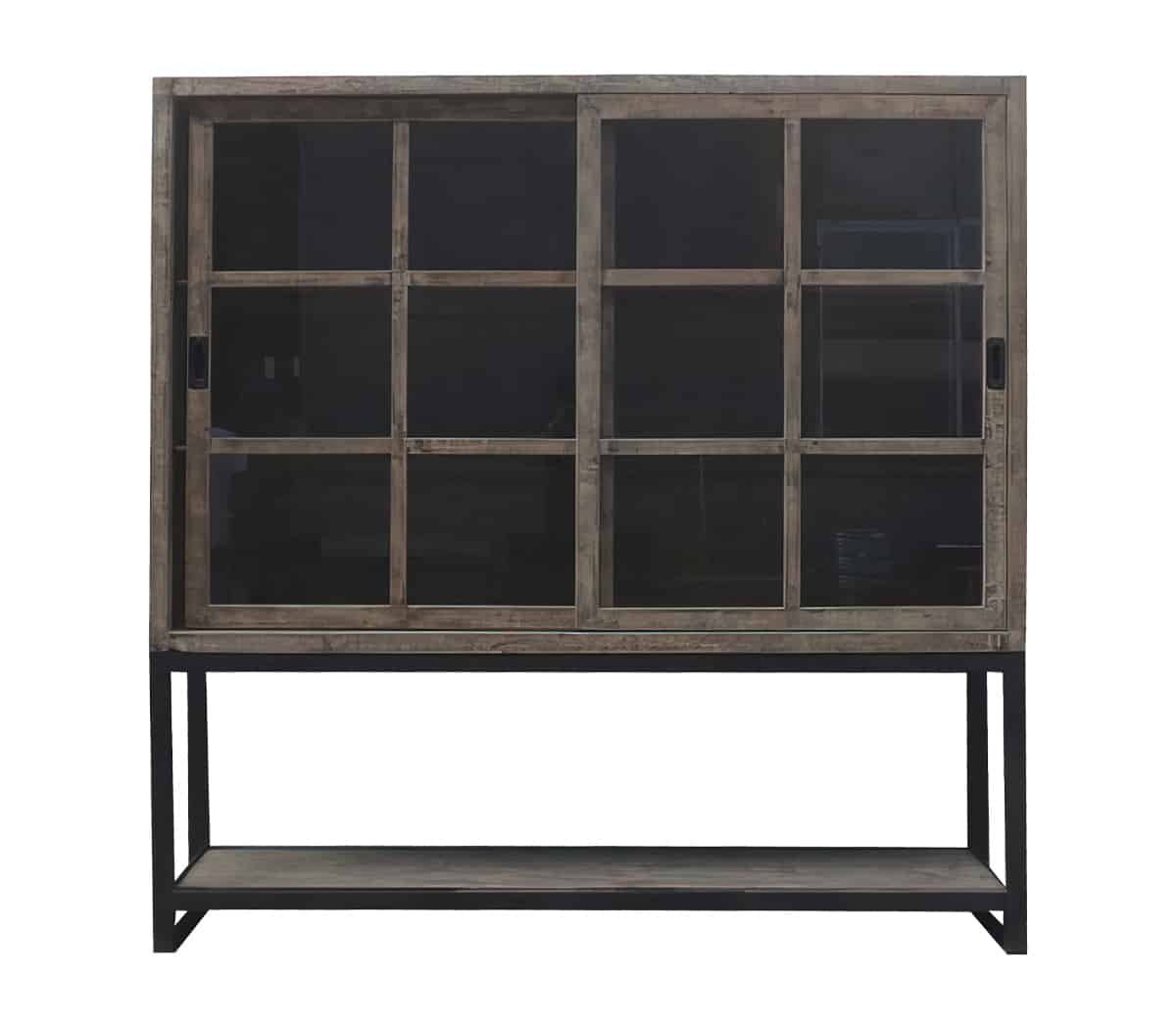 Buffetkast-met-2-deuren-met-glas