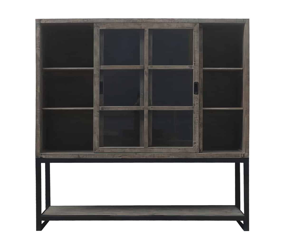 Buffetkast-met-2-deuren-met-glas