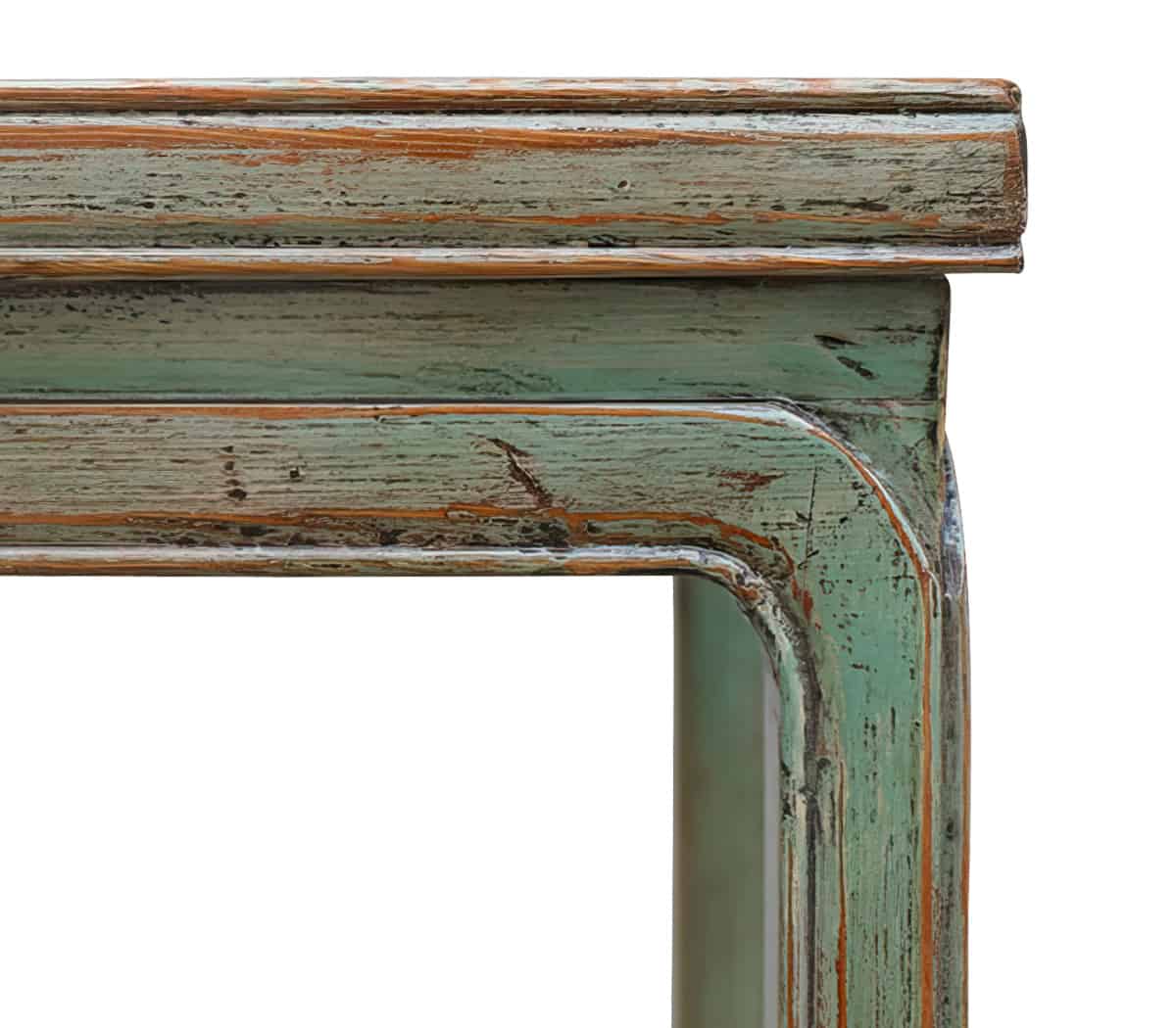 Groen-houten-wandtafel