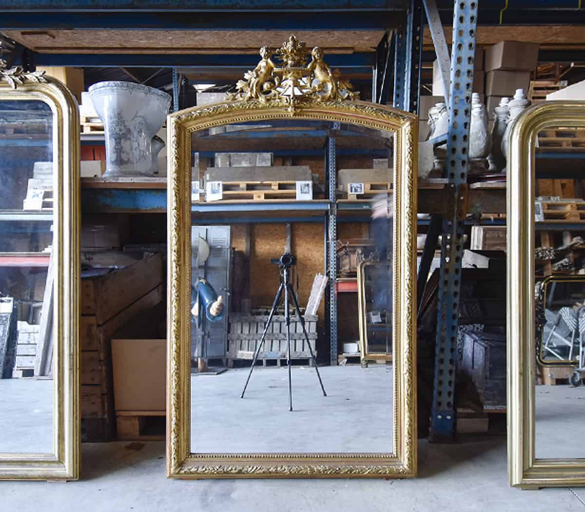 Antieke-spiegel-met-engeltjes