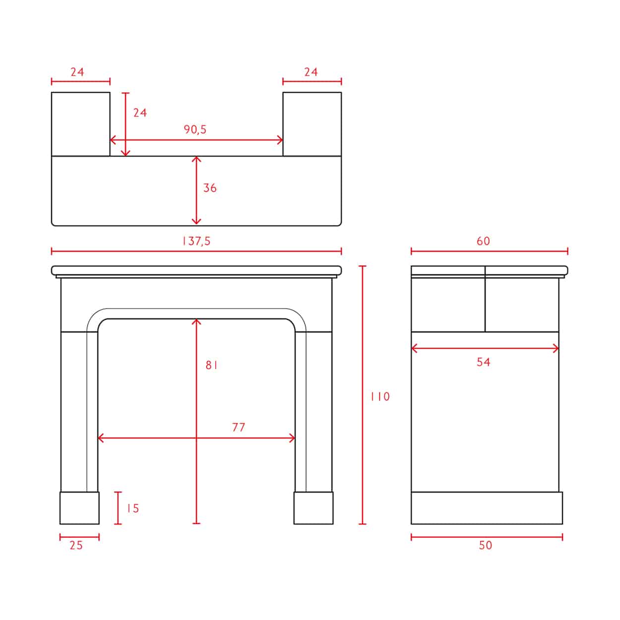 Camel-marmeren-ombouwschouw