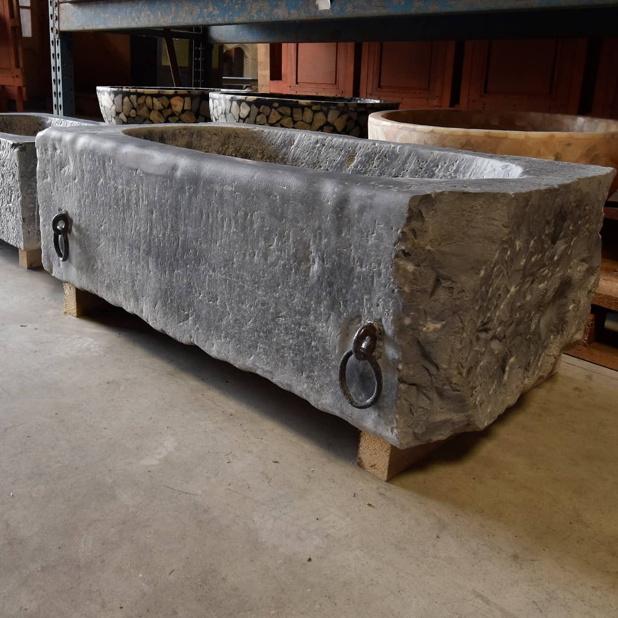 Hardstenen-trog-bak