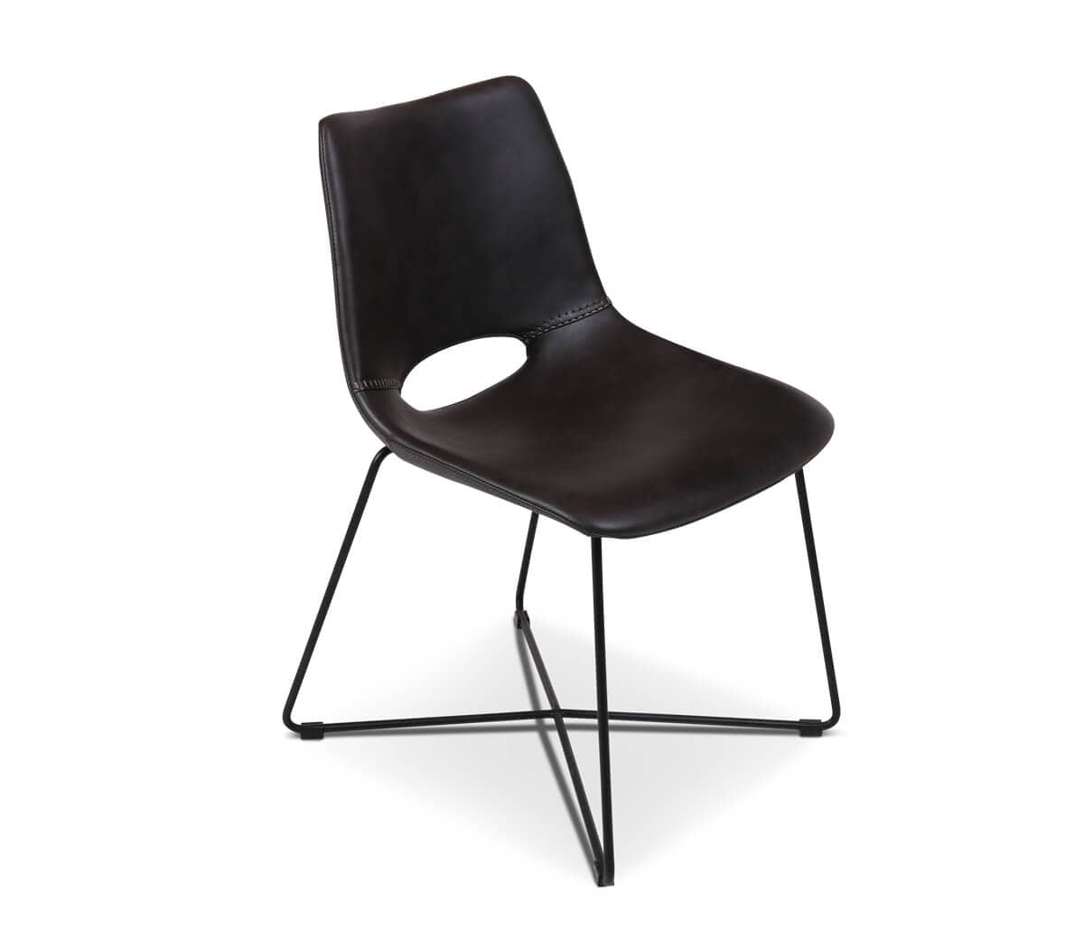 eetkamerstoel-metaal-leer
