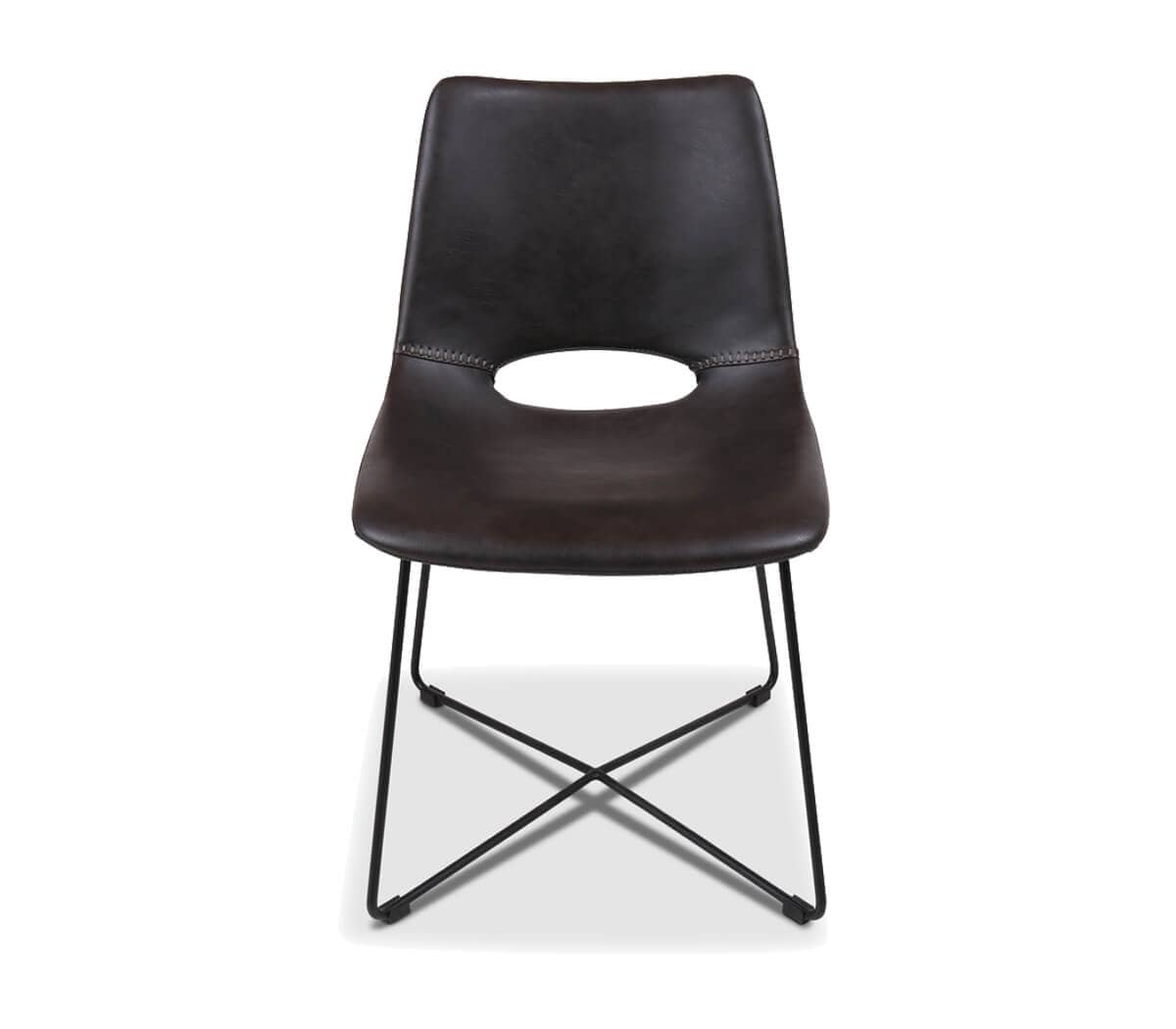 eetkamerstoel-metaal-leer