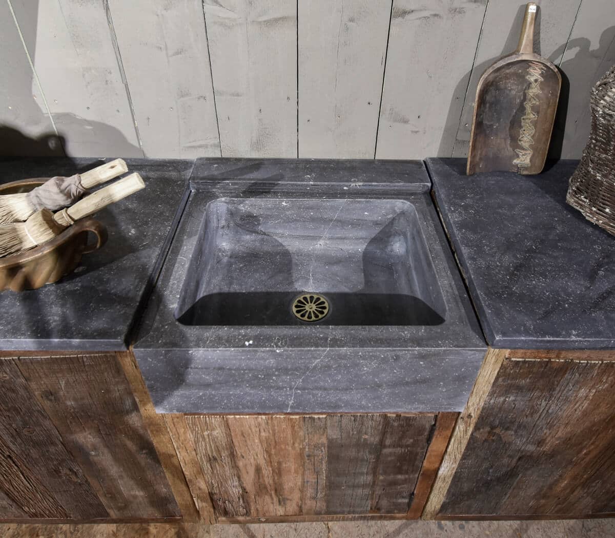 Keuken met hardstenen blad