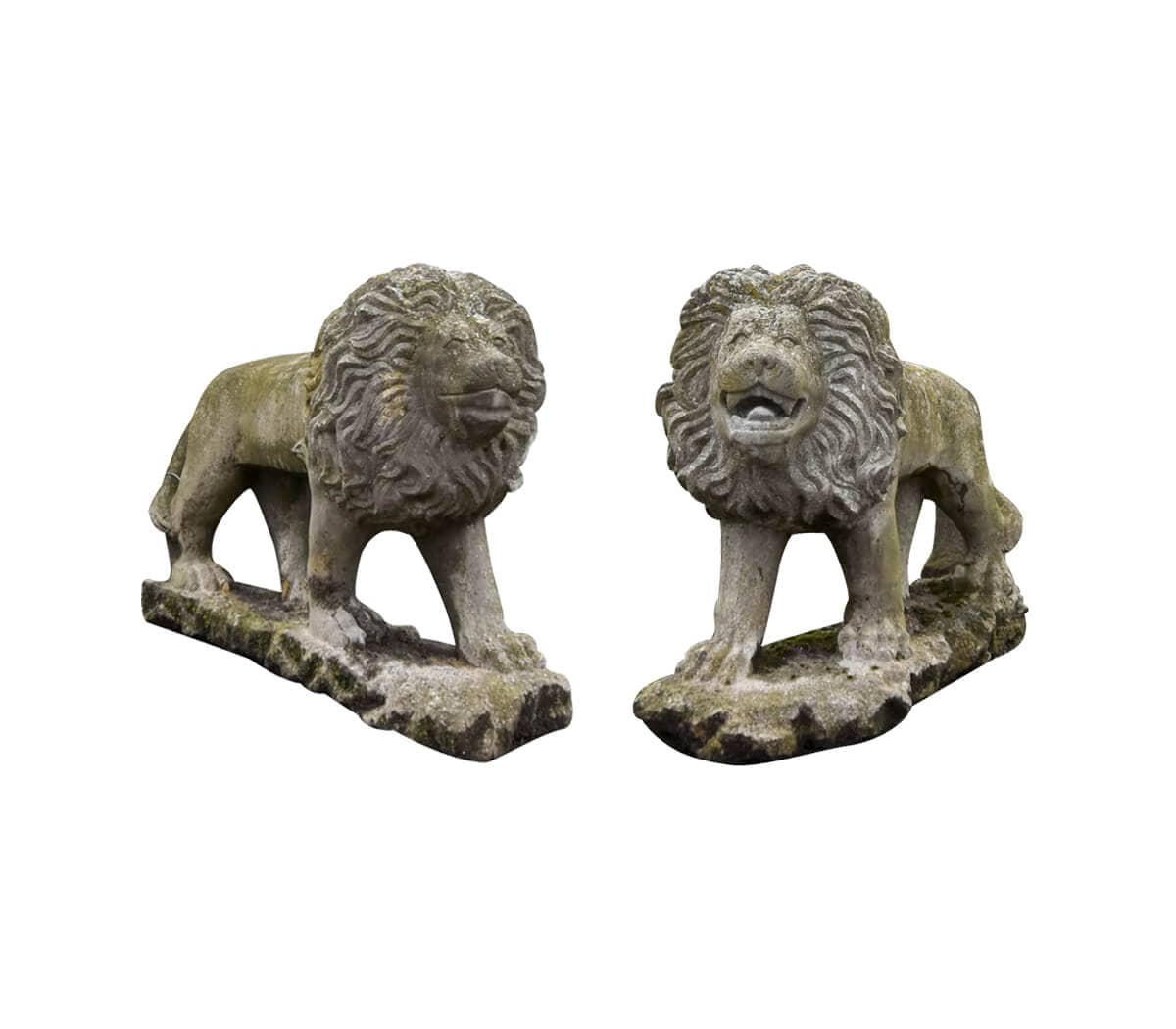 Set-van-twee-stenen-leeuwen