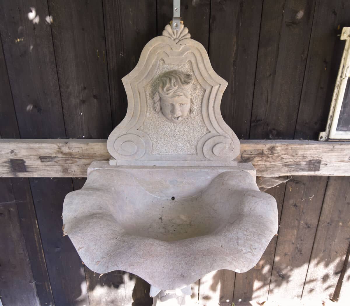 Marmerstenen-wandfontein