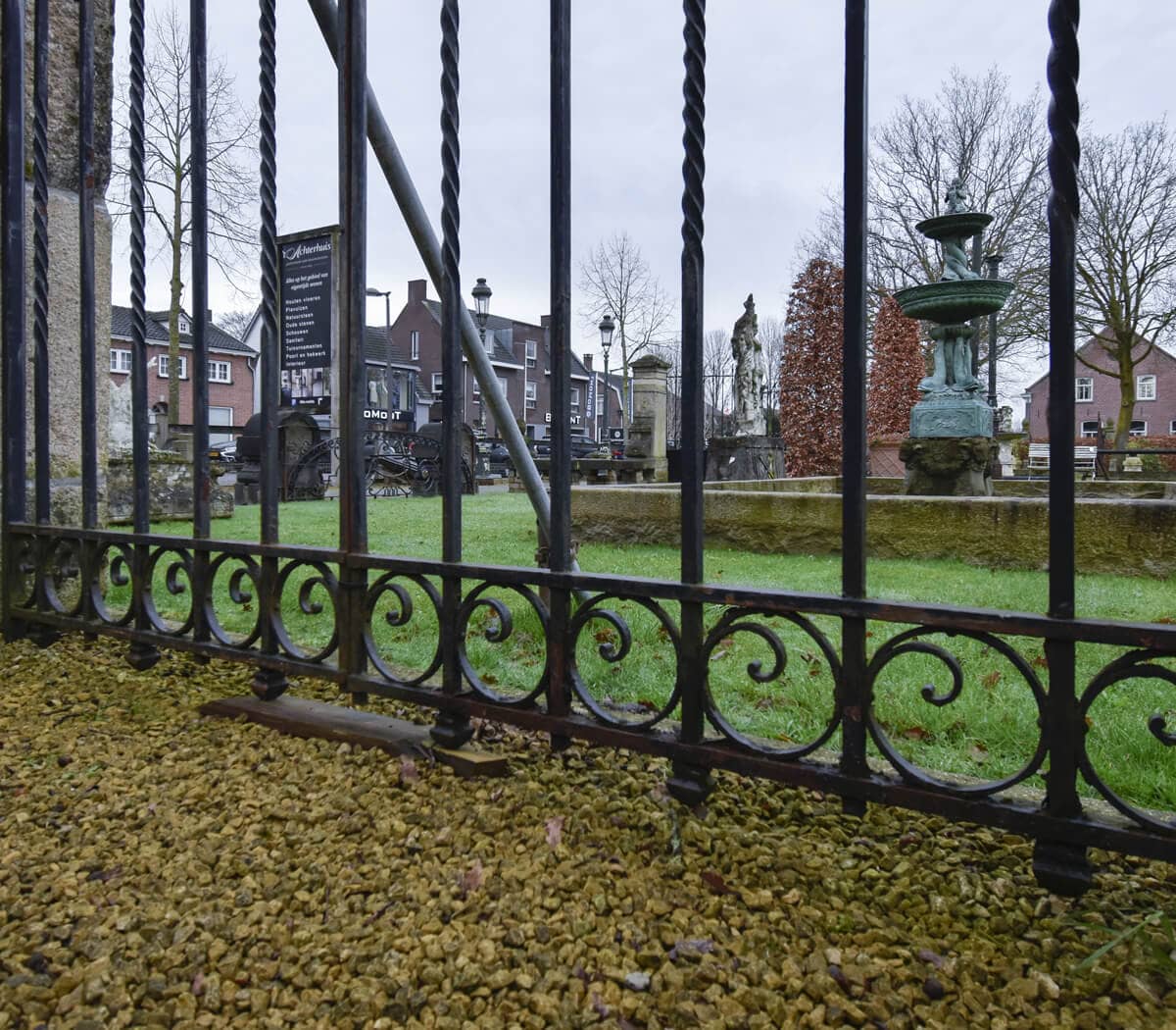 Granieten-poortpalen