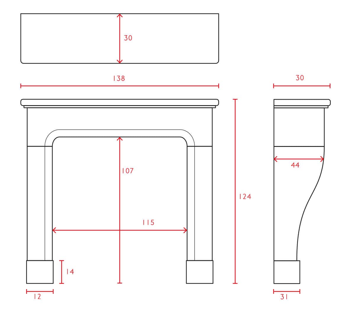 Zabdstenen-voorzetschouw