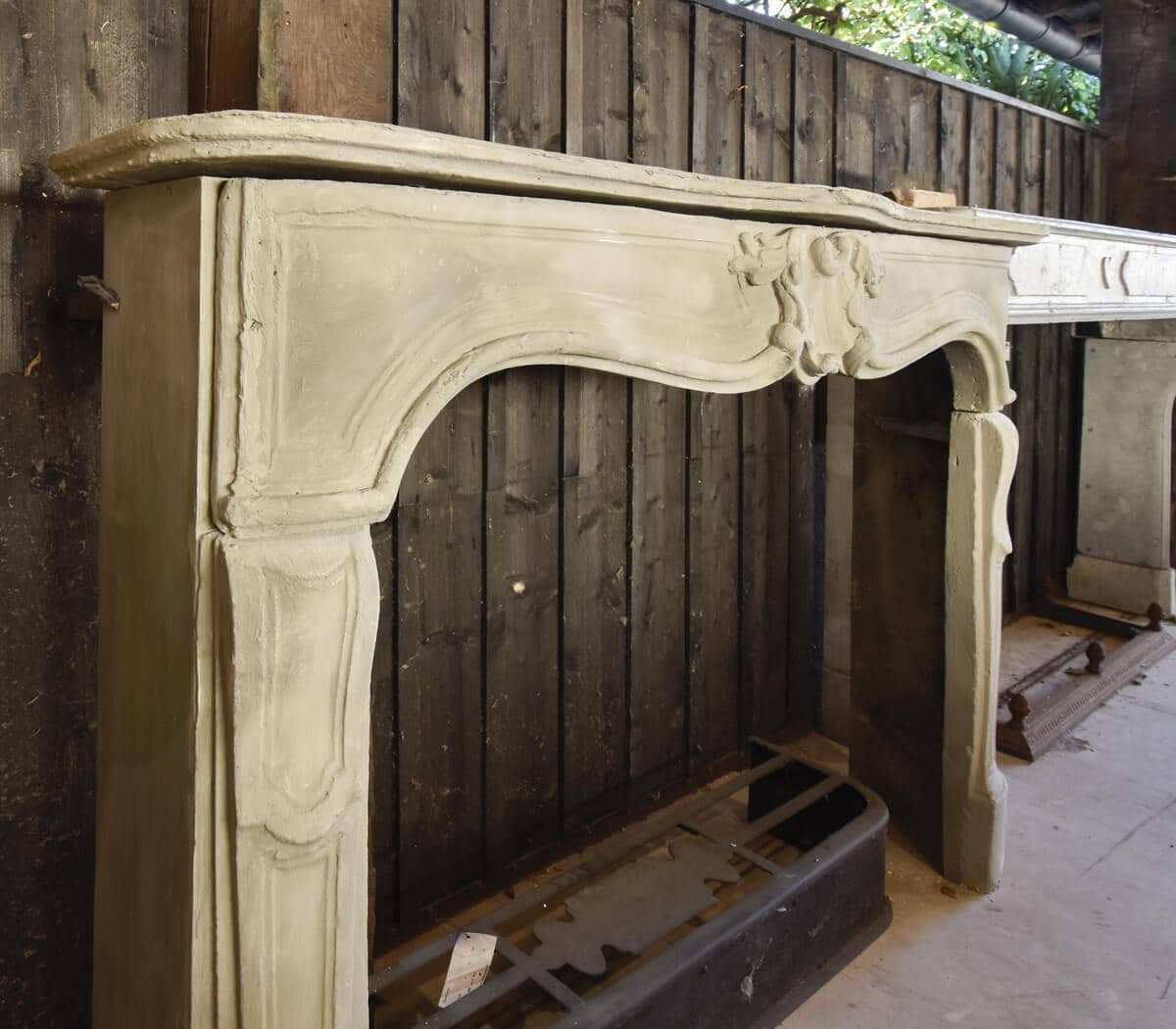 Gepatineerde-voorzetschouw