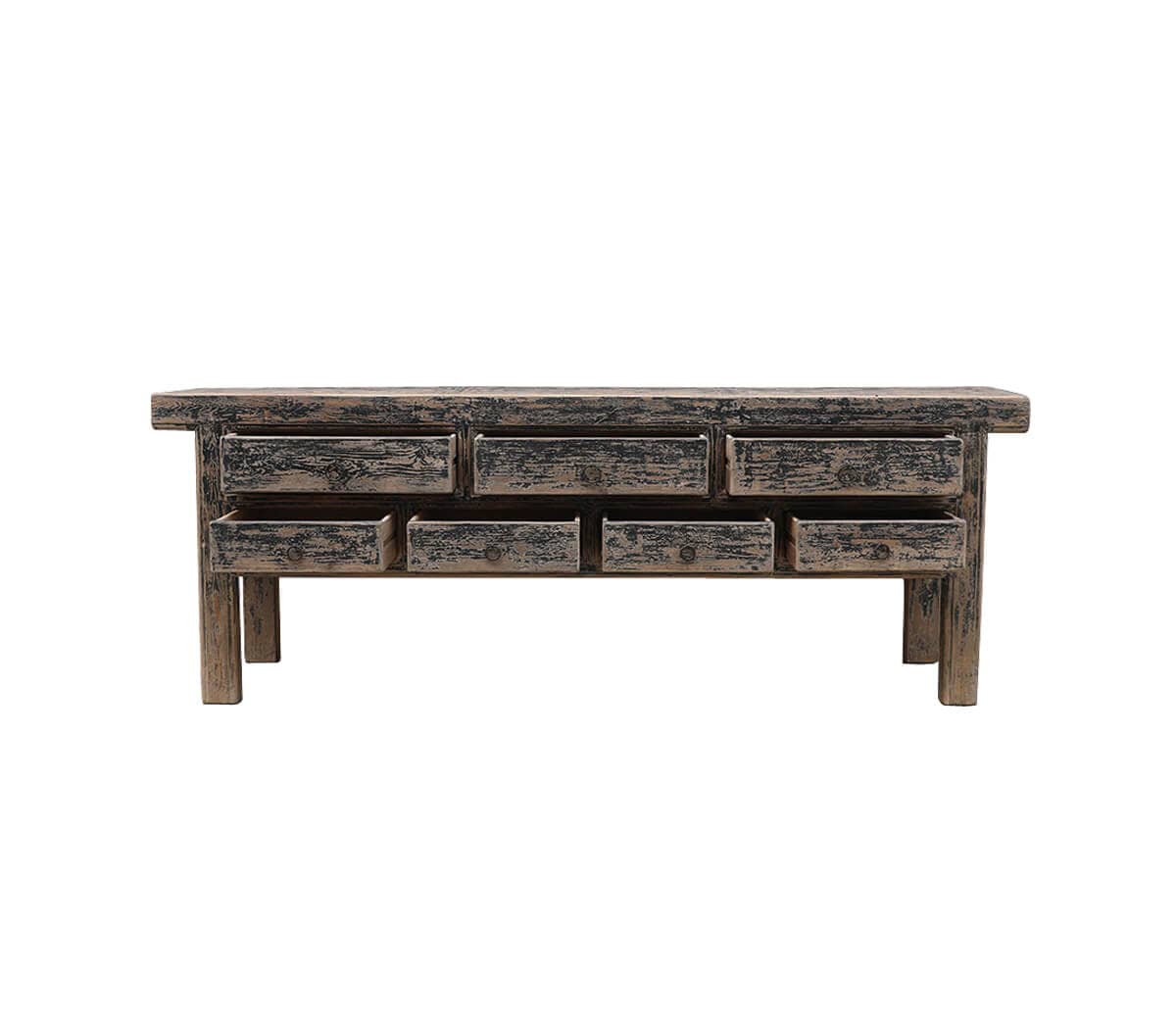 Houten-Dressoir-met-lades