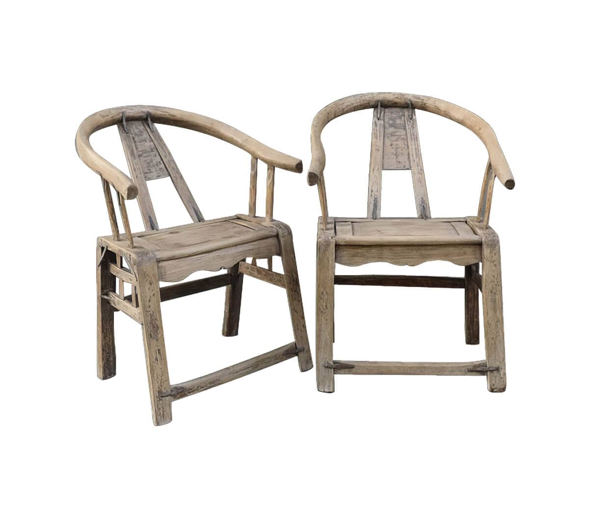 Houten-hoefijzer-stoel