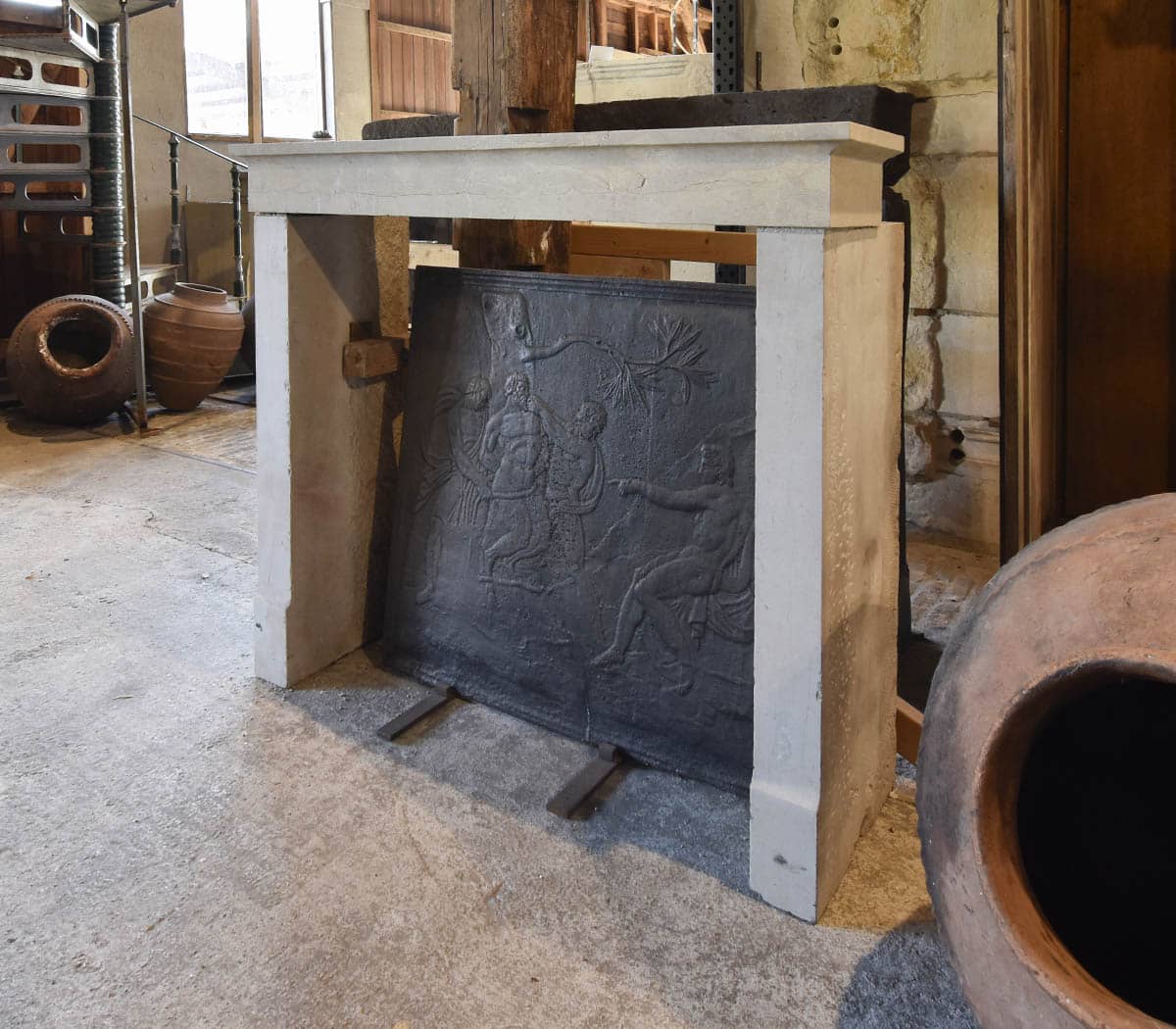 Marmerstenen-voorzetschouw