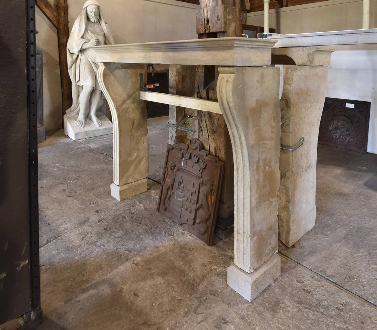 Marmerstenen-voorzetschouw