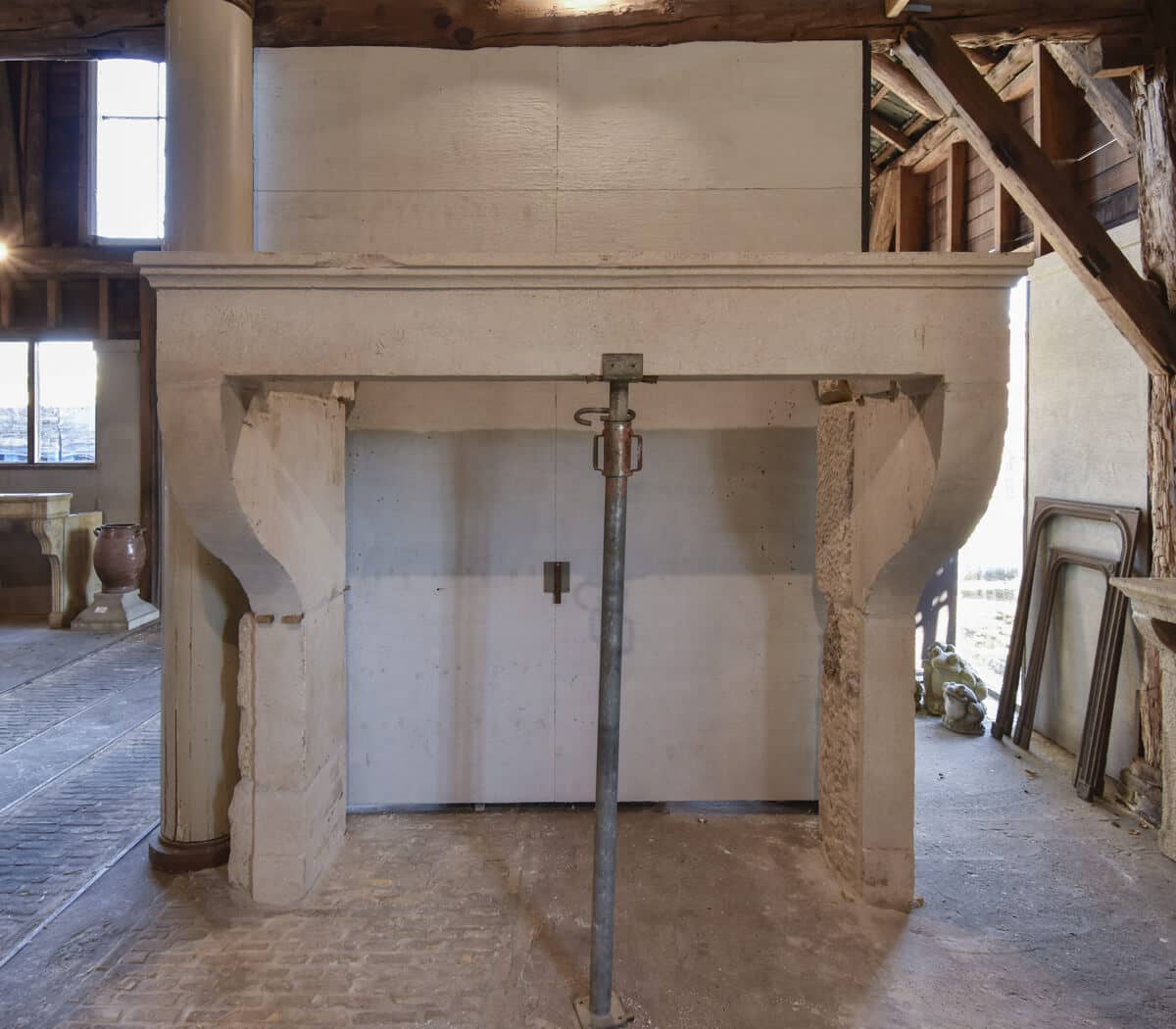 Zandstenen-kasteelschouw