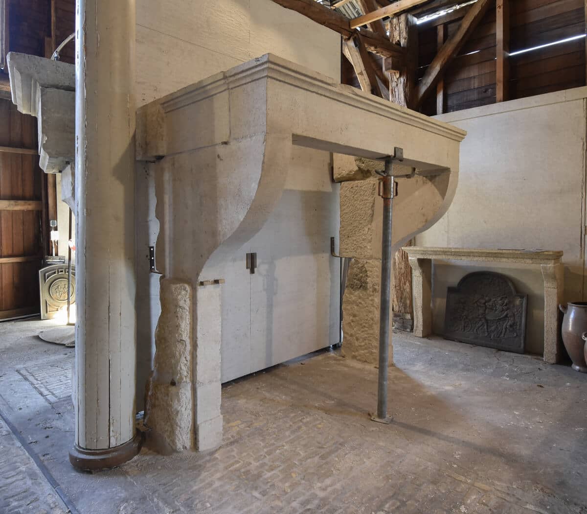 Zandstenen-kasteelschouw