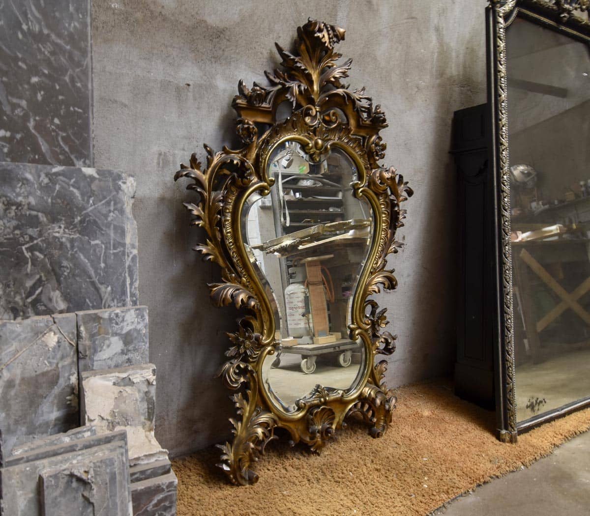 Antieke-spiegel-Rococo-stijl