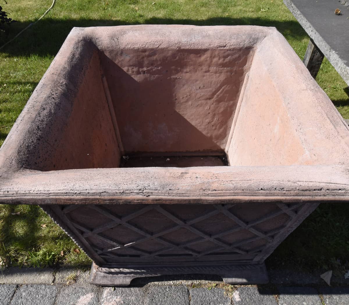 Terracotta-Bloembakken