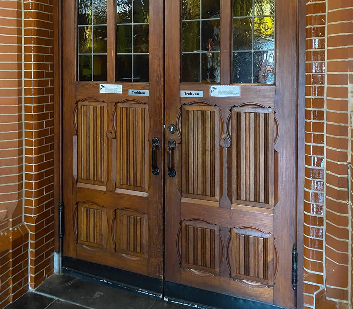 Eiken-dubbele-deuren