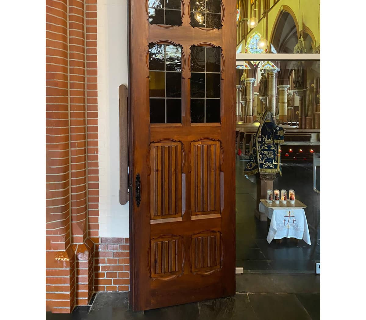 Eiken-dubbele-deuren