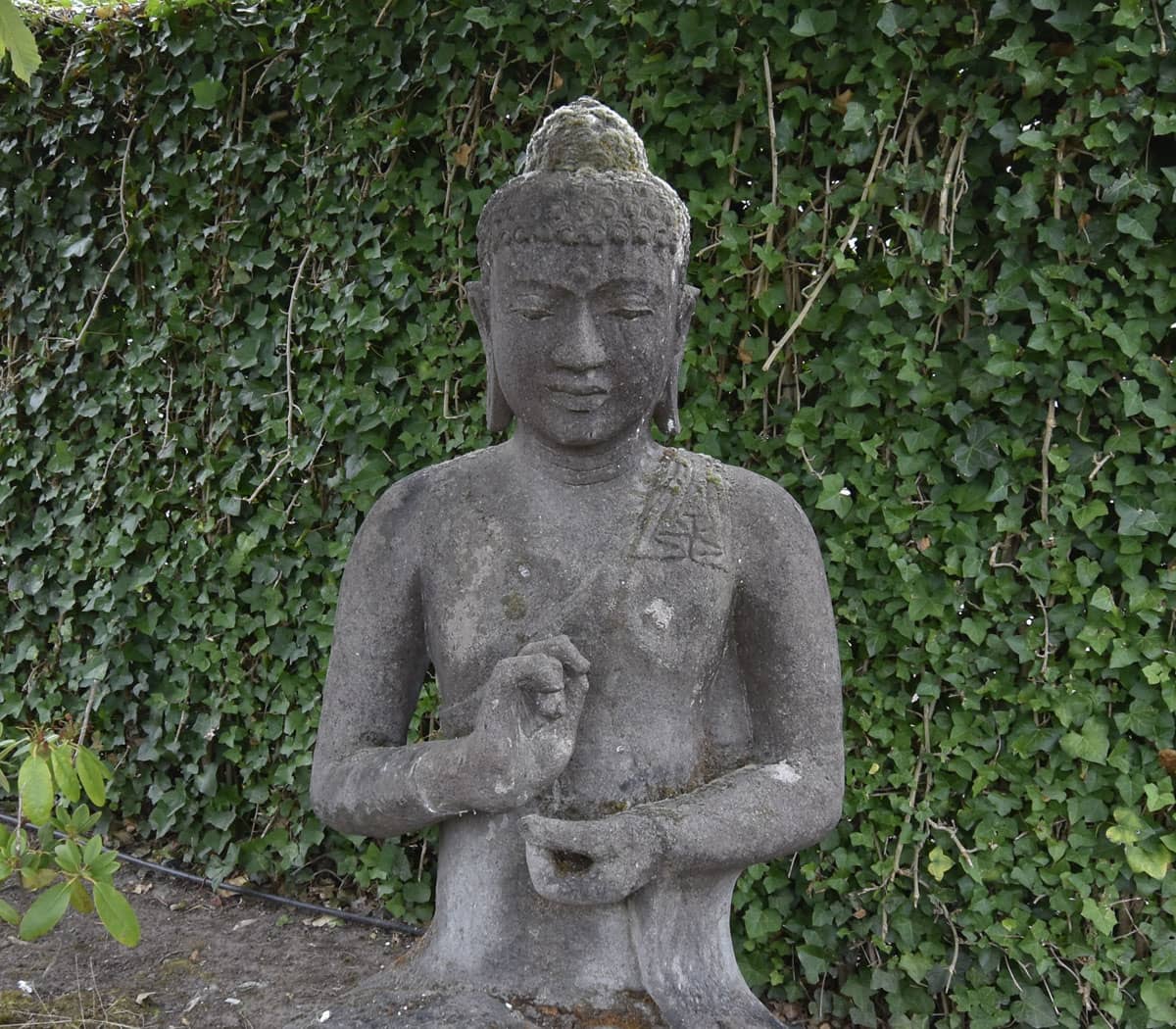 Lavastenen-boeddha-beeld