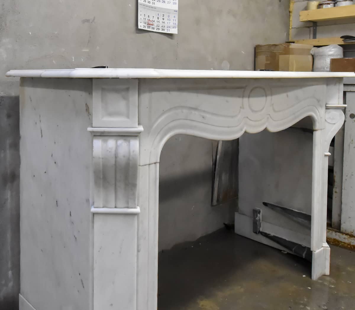 Carrara-marmeren-ombouwschouw