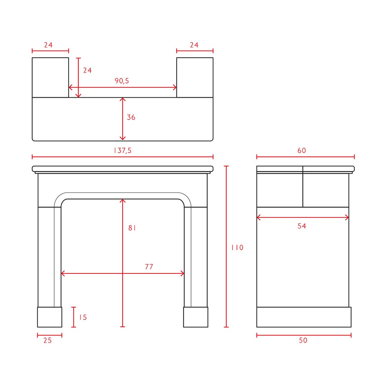 Camel-marmeren-ombouwschouw