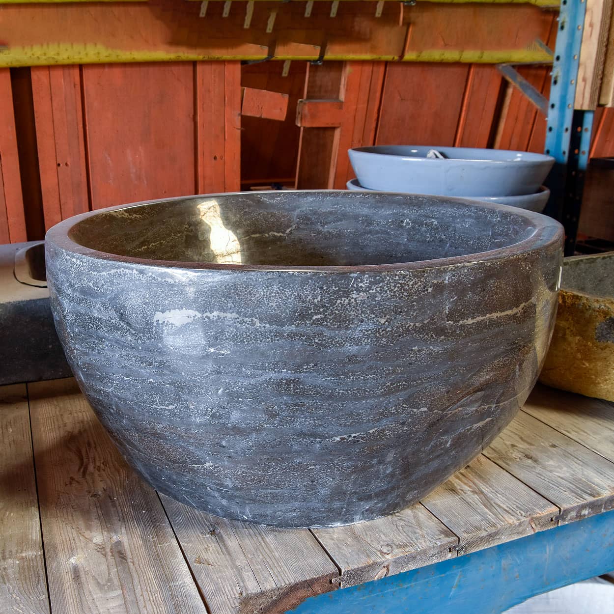 Hardstenen-waskom
