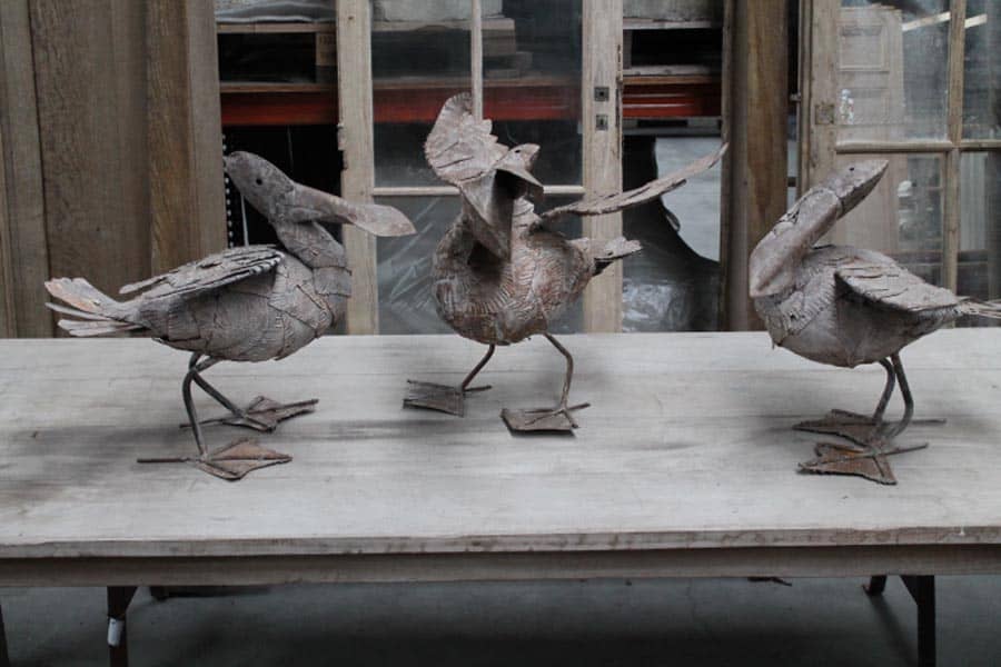 Handwerk.-3-keer-pelikaan-vogel.-Als-set-te-koop-of-per-stuk.-Mooi-op-kleur-uniek-eenmalig