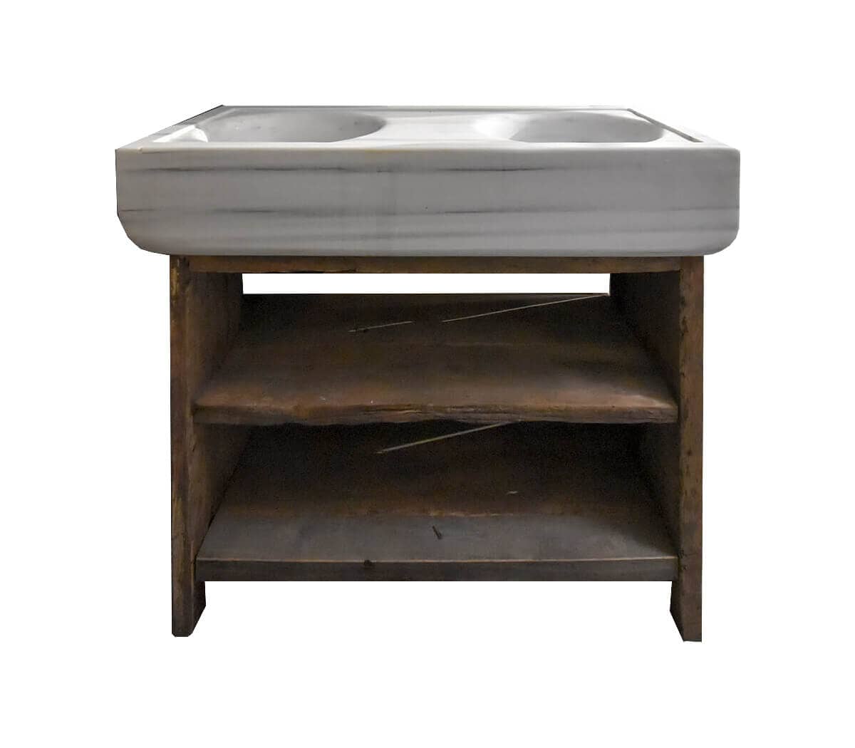 Badkamermeubel-met-eiken-onderstel-en-marmeren-wasbak