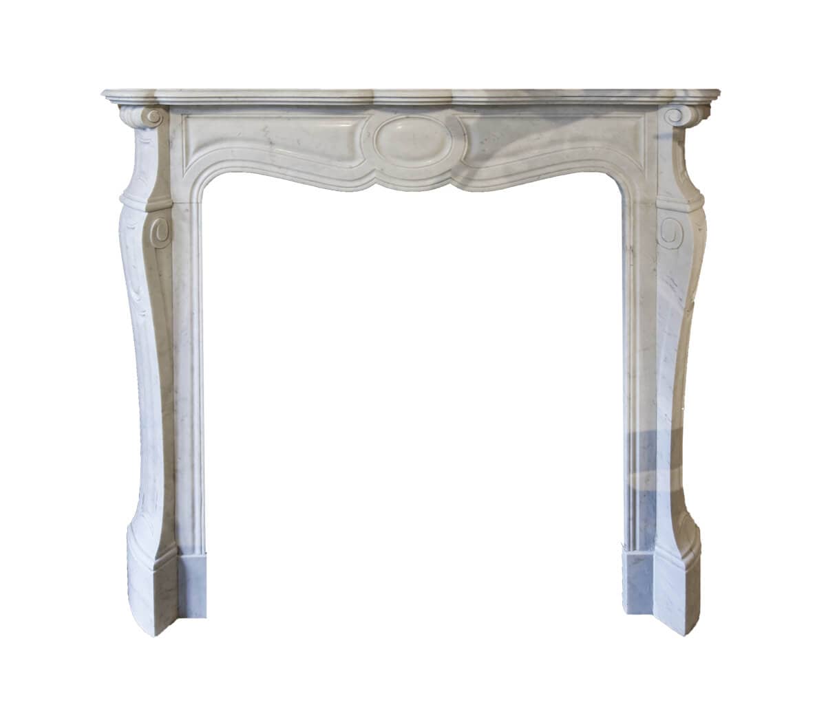 Carrara-marmeren-pompadour-ombouwschouw