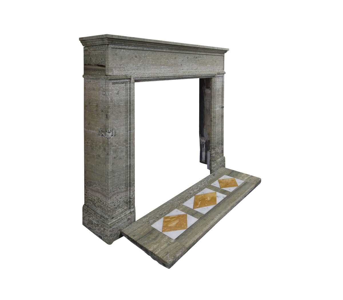 Marmer-Verde-laguna-voorzetschouw-met-vloerplaat