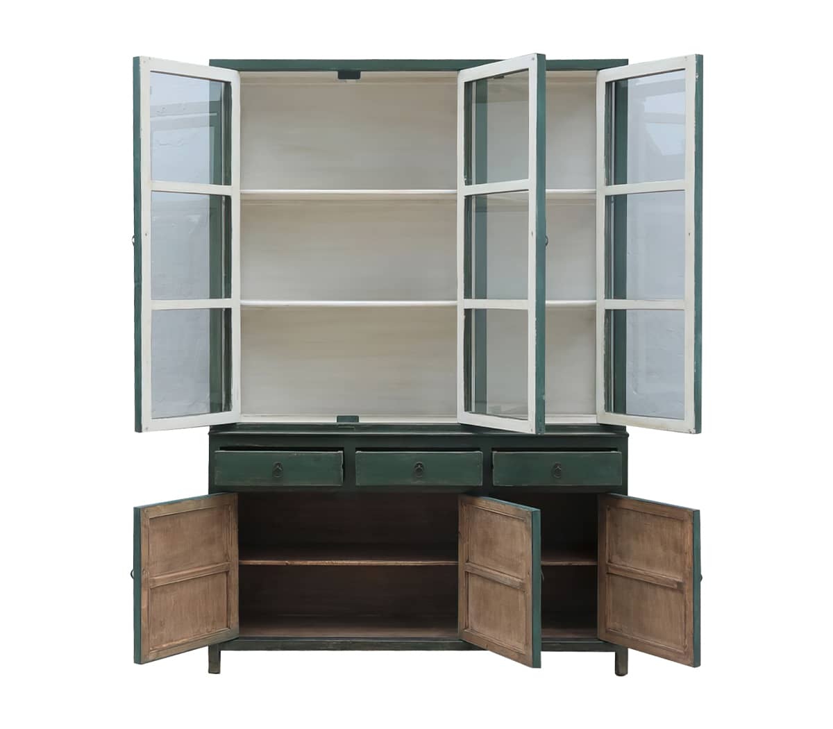 Buffetkast-met-lades-en-deuren-met-glas