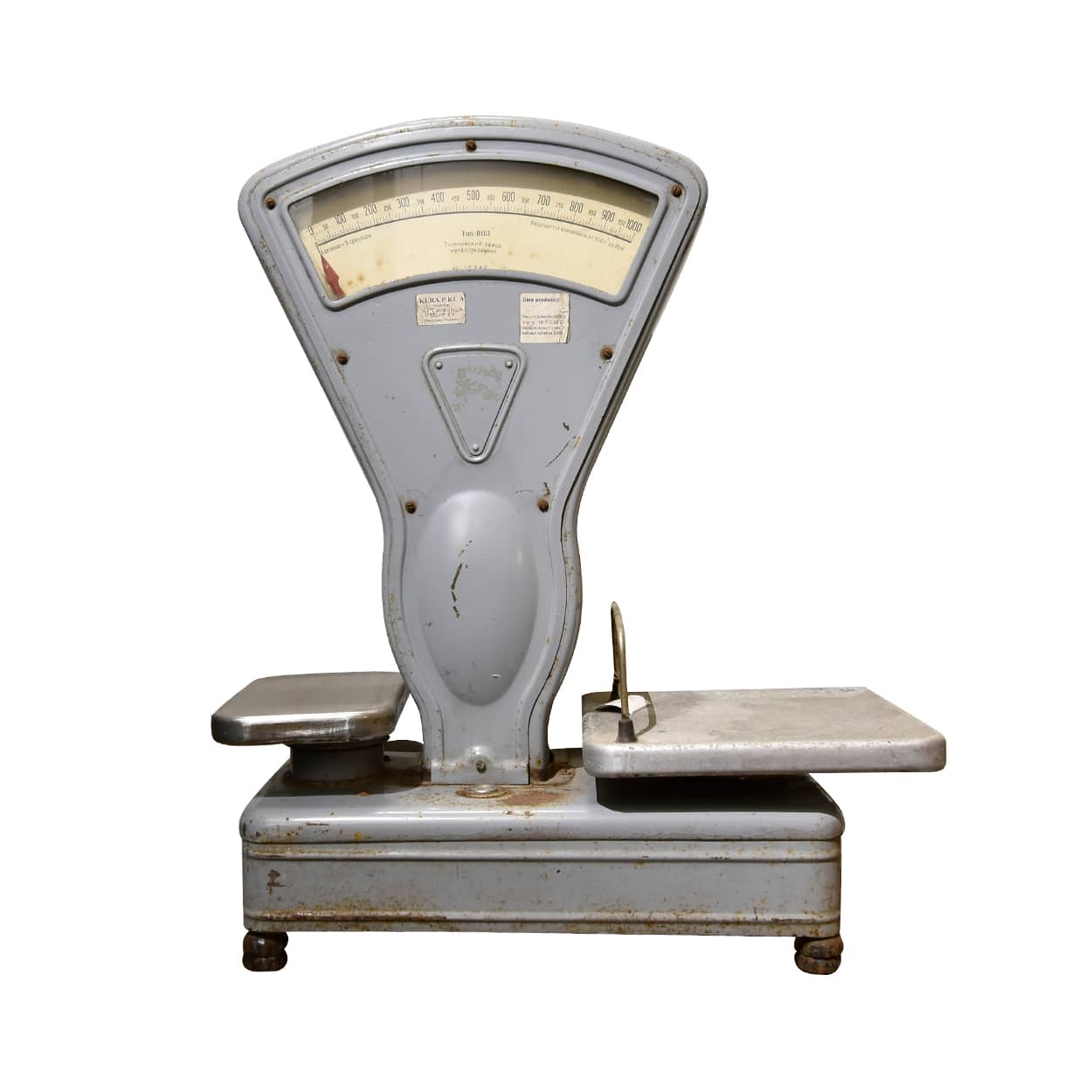 Vintage-mechanische-tafelweegschaal-met-wijzerplaa