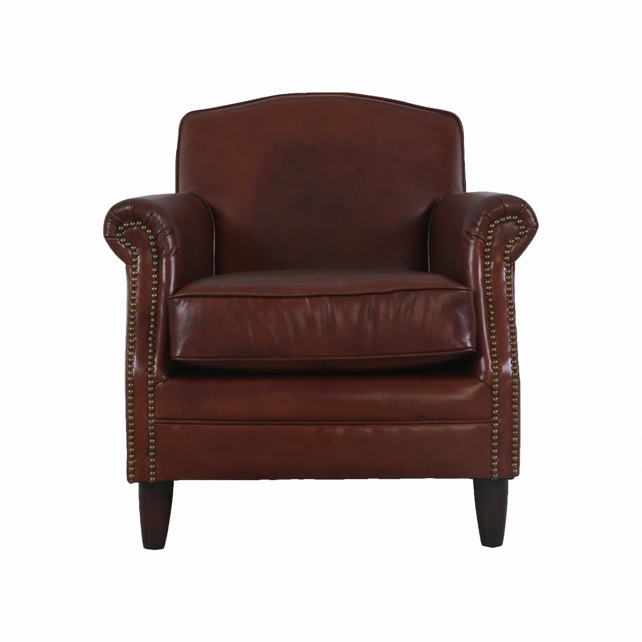 Fauteuil-Eersteklas-rundleer-Vintage-cigar